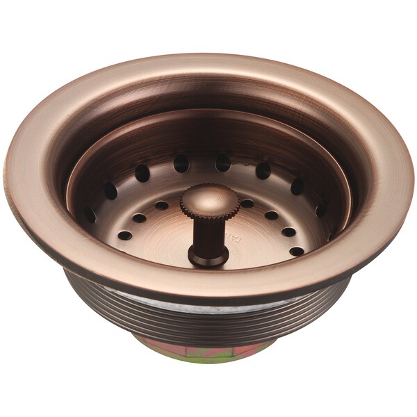Olympia Faucets Stainless Steel Duo Basket Strainer in Oil Rubbed Bronze ACS-300100-ORB - main
